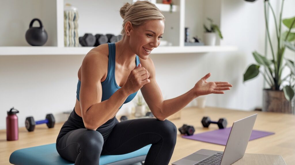fitness coaching session